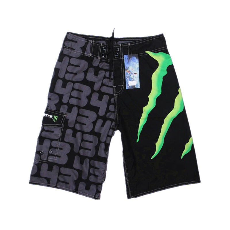 Pantalon de plage en velours pêche Quiksilver pour homme, séchage rapide, idéal pour le surf, détente estivale, voyage et station thermale.