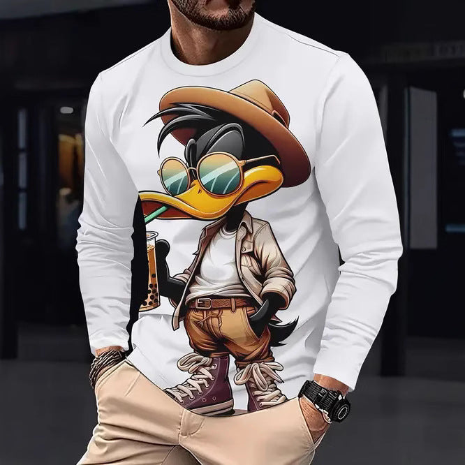 T-shirt Manches Longues Homme Coupe Classique & Style Minimaliste
