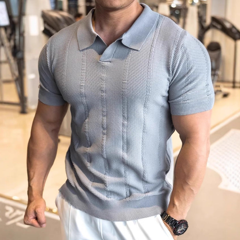 Polo Homme Style Décontracté Maille Fine & Look Sport Chic