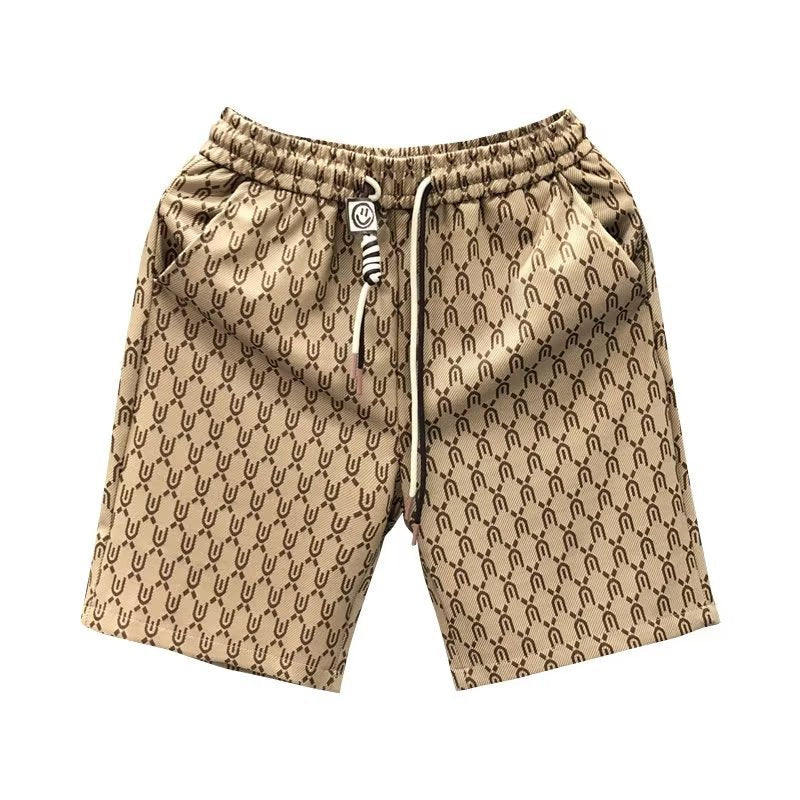 Short imprimé pour homme Style tendance et élégant, coupe décontractée et polyvalente, parfait pour un look estival