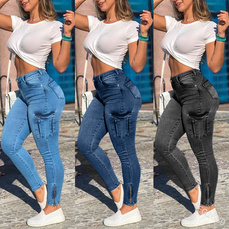 Pantalon Cargo Slim Femme Style Urbain Tendance