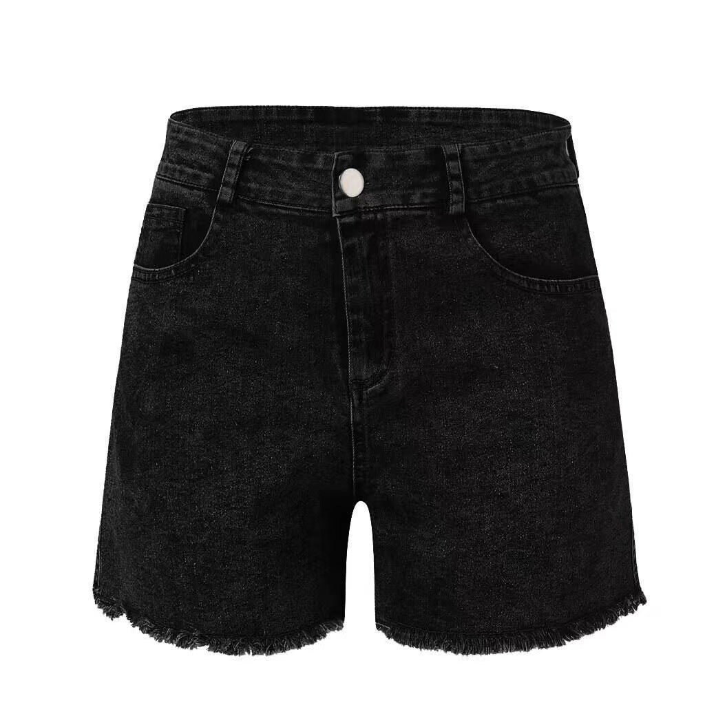 Short en Jean Femme Coupe Slim Stretch, Effet Galbant