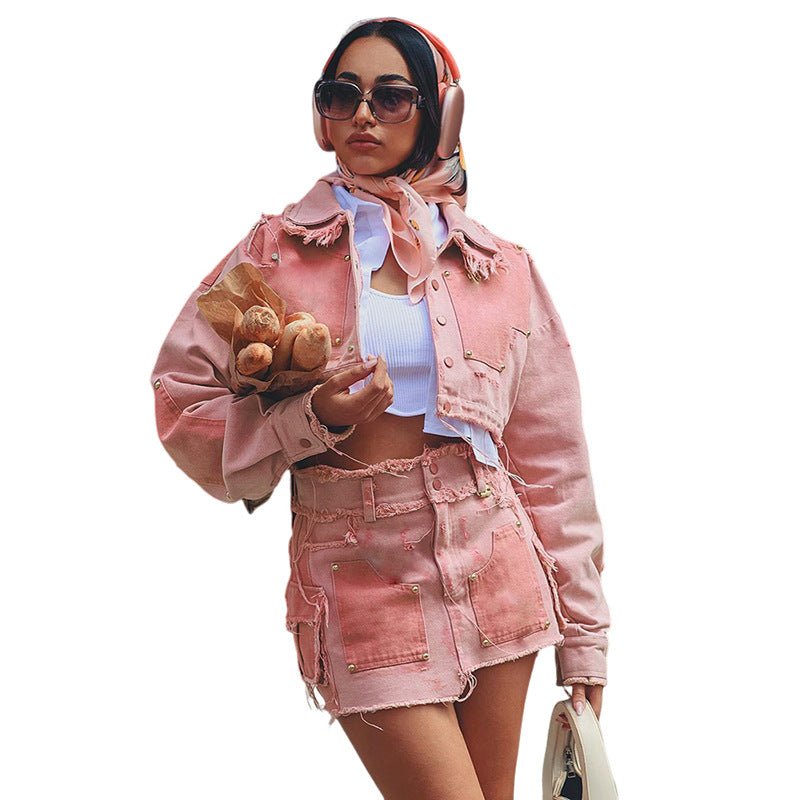 Jupe en Jean Style Urbain Chic et Original
