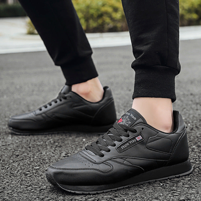 Chaussures en cuir pour couples, style Forrest Gump, grande taille jusqu’au 46, chaussures de course légères pour le printemps et l’automne.