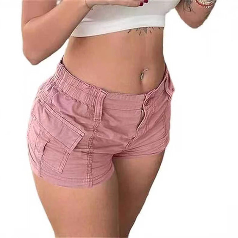 Salopette Short en Denim Femme Style Uni et Tendance