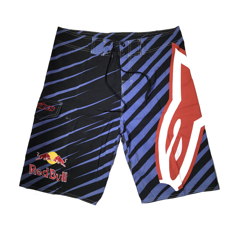 Pantalon de plage en velours pêche Quiksilver pour homme, séchage rapide, idéal pour le surf, détente estivale, voyage et station thermale.