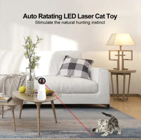 Jouet Laser Automatique pour Chat – Forme d'Ours