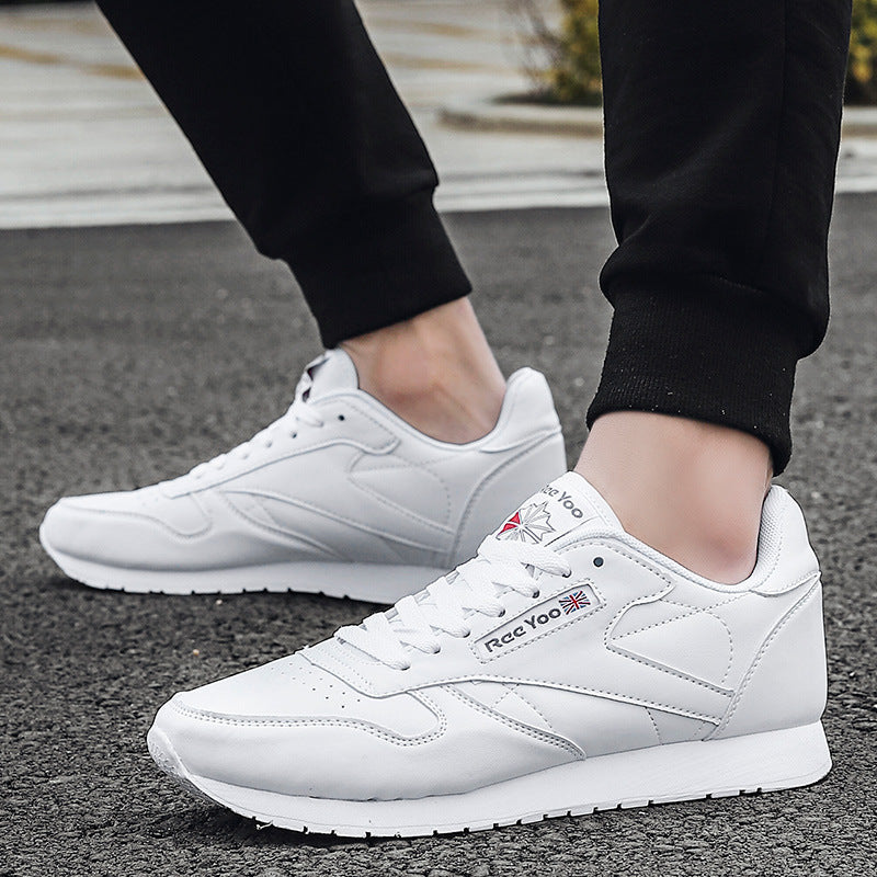 Chaussures en cuir pour couples, style Forrest Gump, grande taille jusqu’au 46, chaussures de course légères pour le printemps et l’automne.