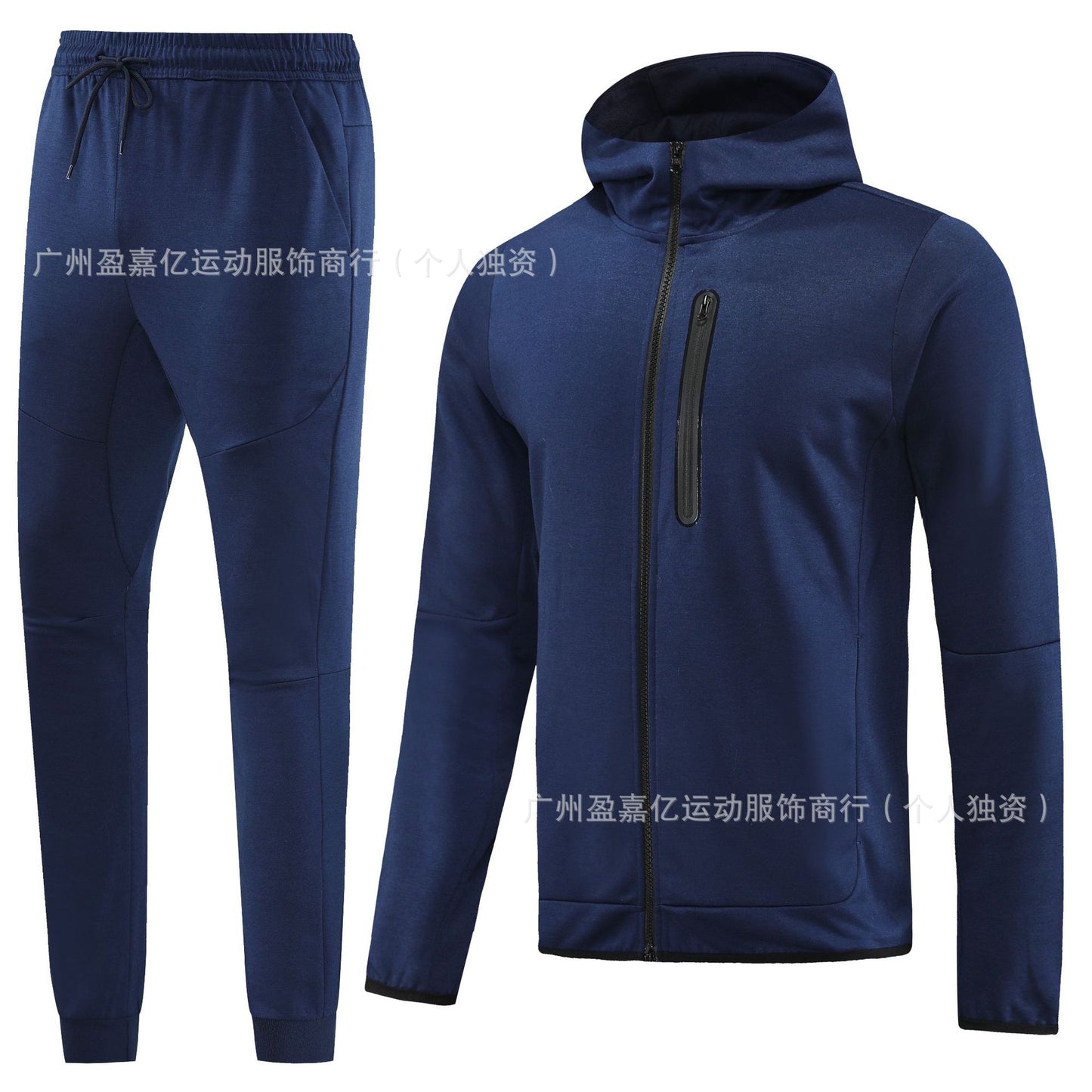 2425 New Long Pull Fall/Winter Hooded Jacket Training Wear Casual Sports Jacket Football Jersey Basic Jersey Long Sleeve