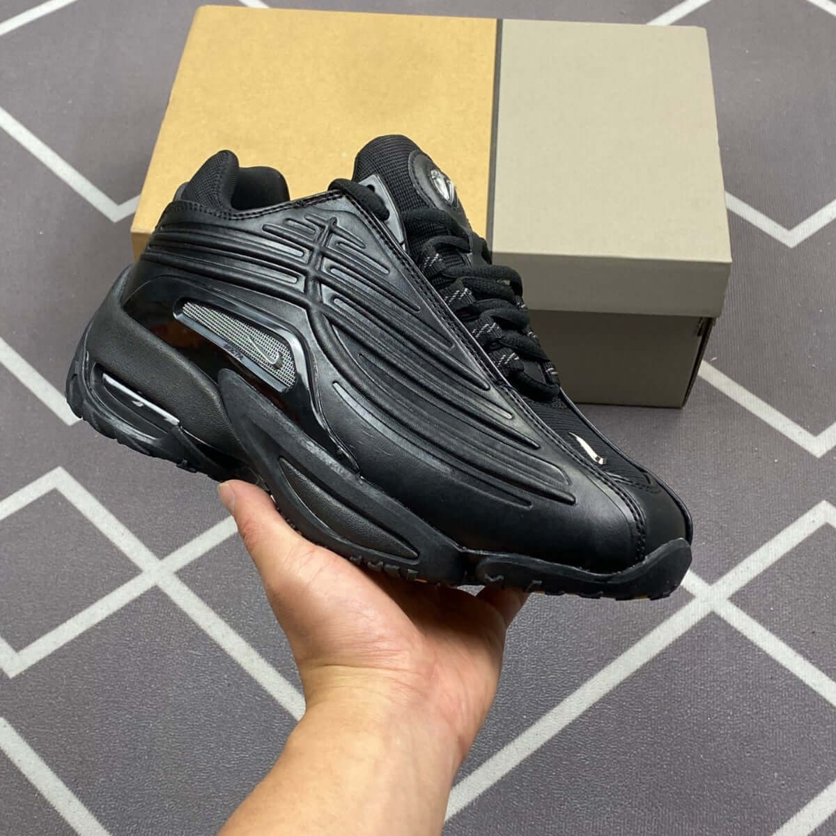 Chaussures Putian pour hommes, automne-hiver, modèle rétro décontracté en collaboration avec DRAKE, antidérapantes, respirantes et stylées, type "dad shoes".