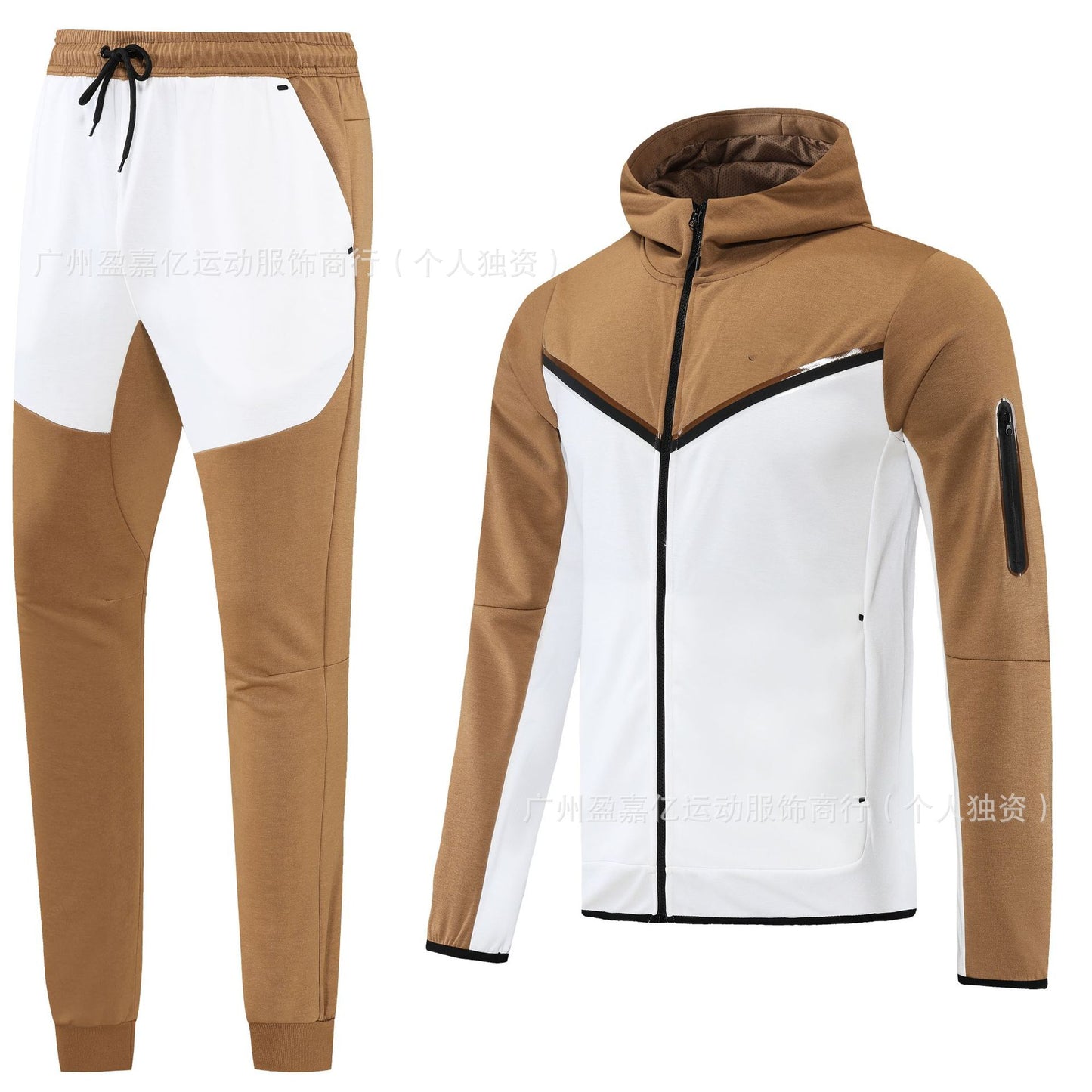 2425 New Long Pull Fall/Winter Hooded Jacket Training Wear Casual Sports Jacket Football Jersey Basic Jersey Long Sleeve