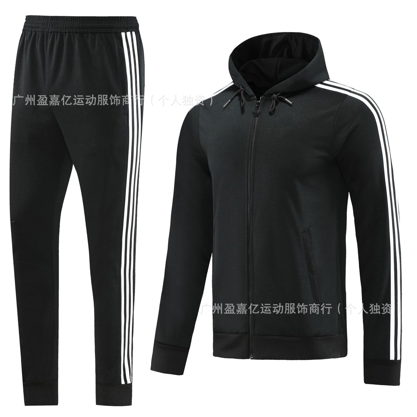 2425 New Long Pull Fall/Winter Hooded Jacket Training Wear Casual Sports Jacket Football Jersey Basic Jersey Long Sleeve