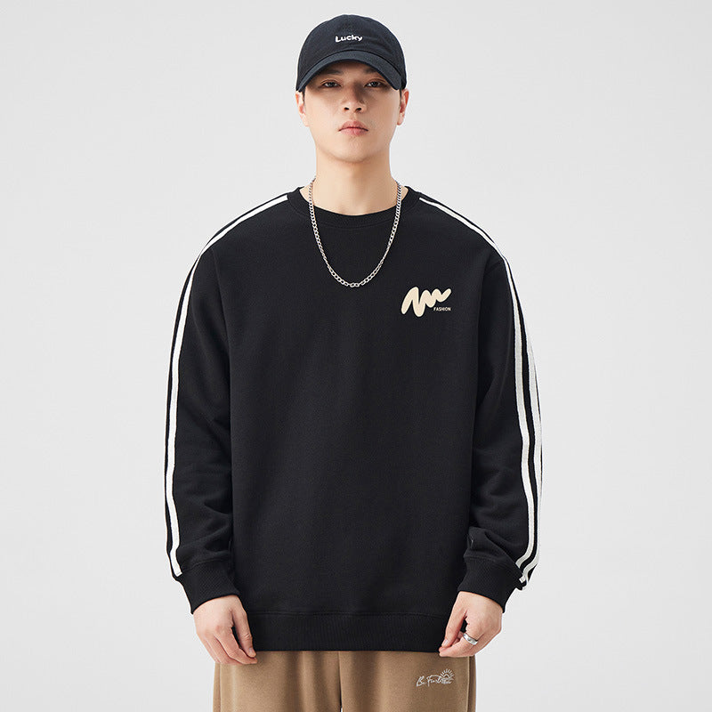 Sweatshirt Homme Manches Longues  Col Rond & Style Décontracté