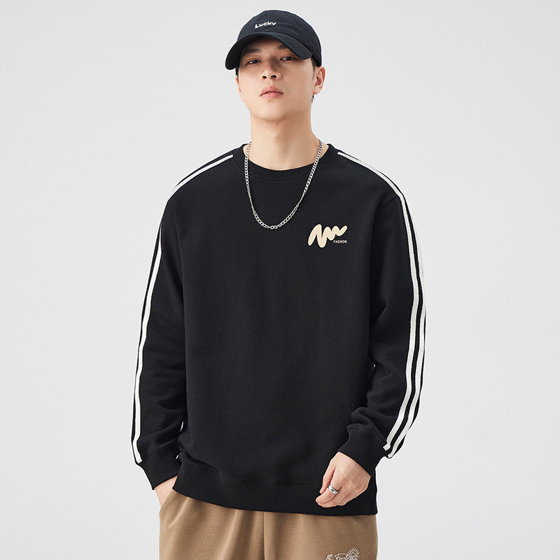 Sweatshirt Homme Manches Longues  Col Rond & Style Décontracté