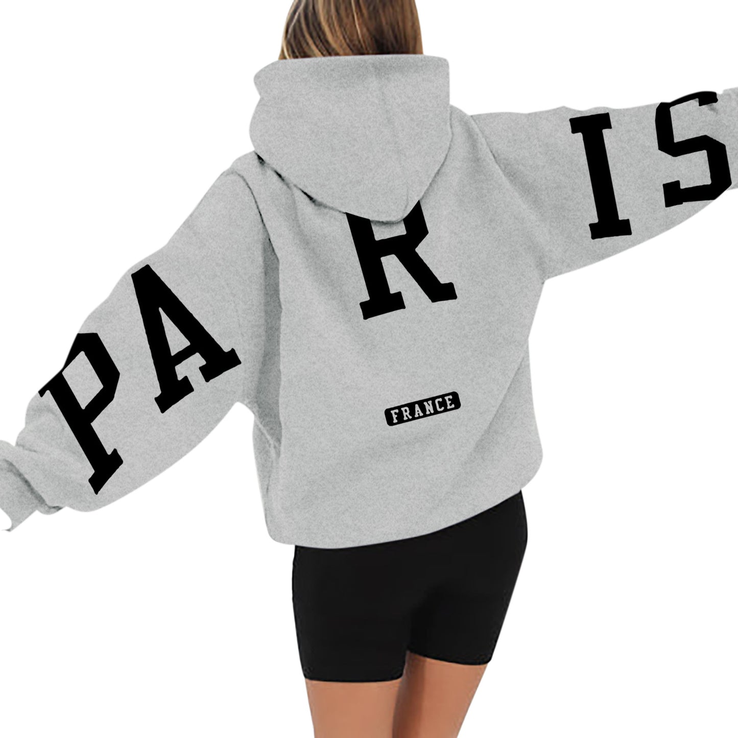 Sweat à capuche en velours épais  Style européen et américain