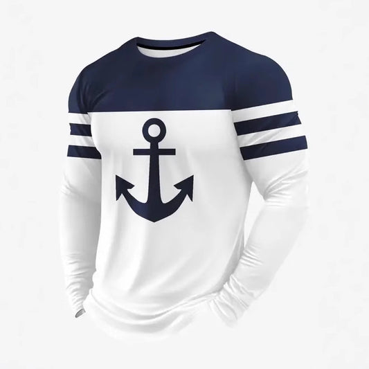 T-shirt Manches Longues Homme  Coupe Classique & Style Minimaliste
