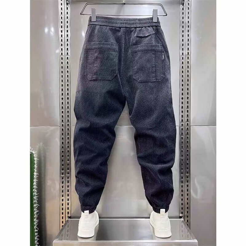 Gradient corset jeans, men's loose spring and autumn, new tethered small foot pants, trendy brand Harlan casual and versatile