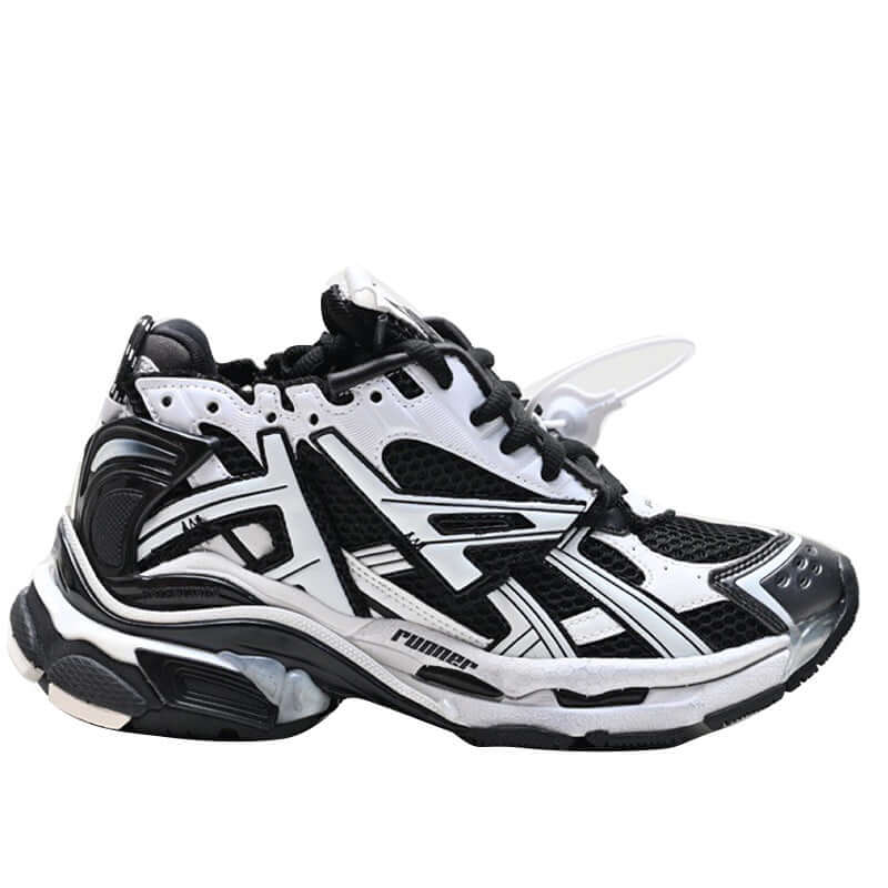Chaussures Putian originales de luxe, modèle Paris Runner, septième génération de dad shoes, sneakers au style rétro usé, avec lacets, pour hommes et femmes, tendance mode.