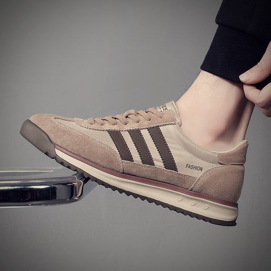 Chaussures pour hommes printemps-automne, nouvelles sneakers athleisure, chaussures d’entraînement au style rétro, marque tendance inspirée du style Forrest Gump.