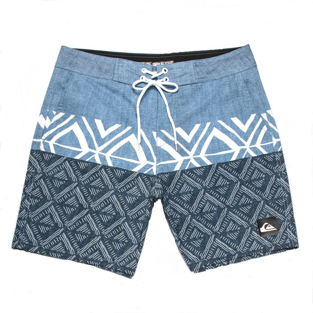 Pantalon de fitness Quiksilver pour homme, adapté au bodybuilding et compétitions, déperlant, séchage rapide, stretch, parfait pour le surf et la plage.