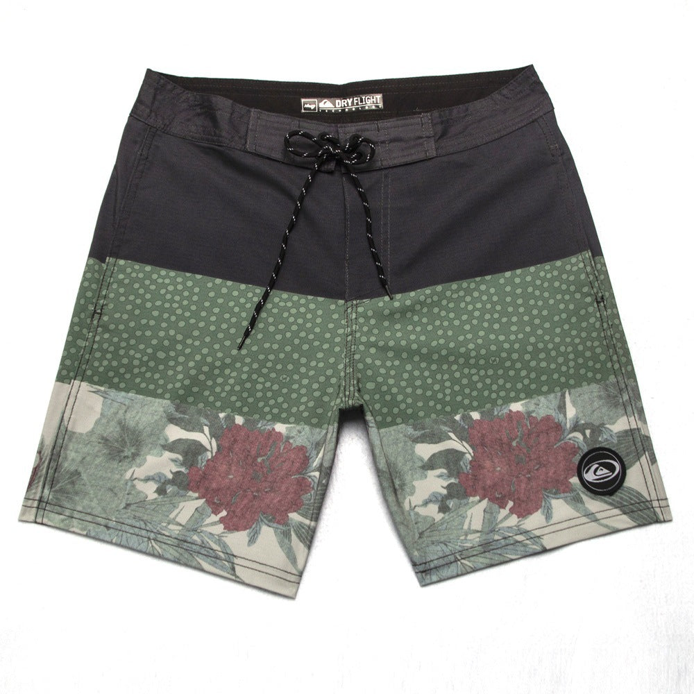 Pantalon de fitness Quiksilver pour homme, adapté au bodybuilding et compétitions, déperlant, séchage rapide, stretch, parfait pour le surf et la plage.