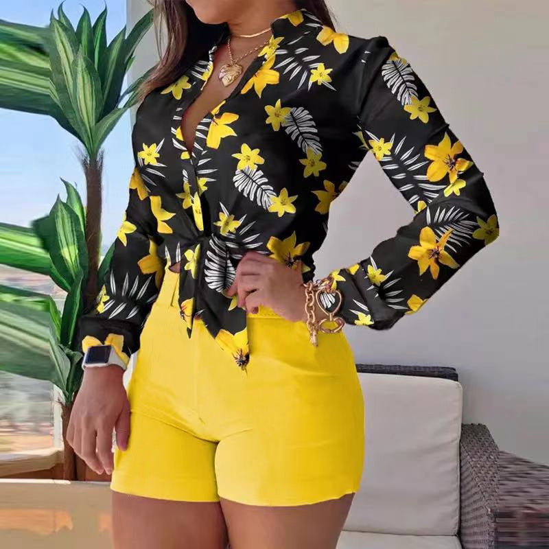 Chemise Femme à Imprimé Numérique  Élégance Moderne & Tendance
