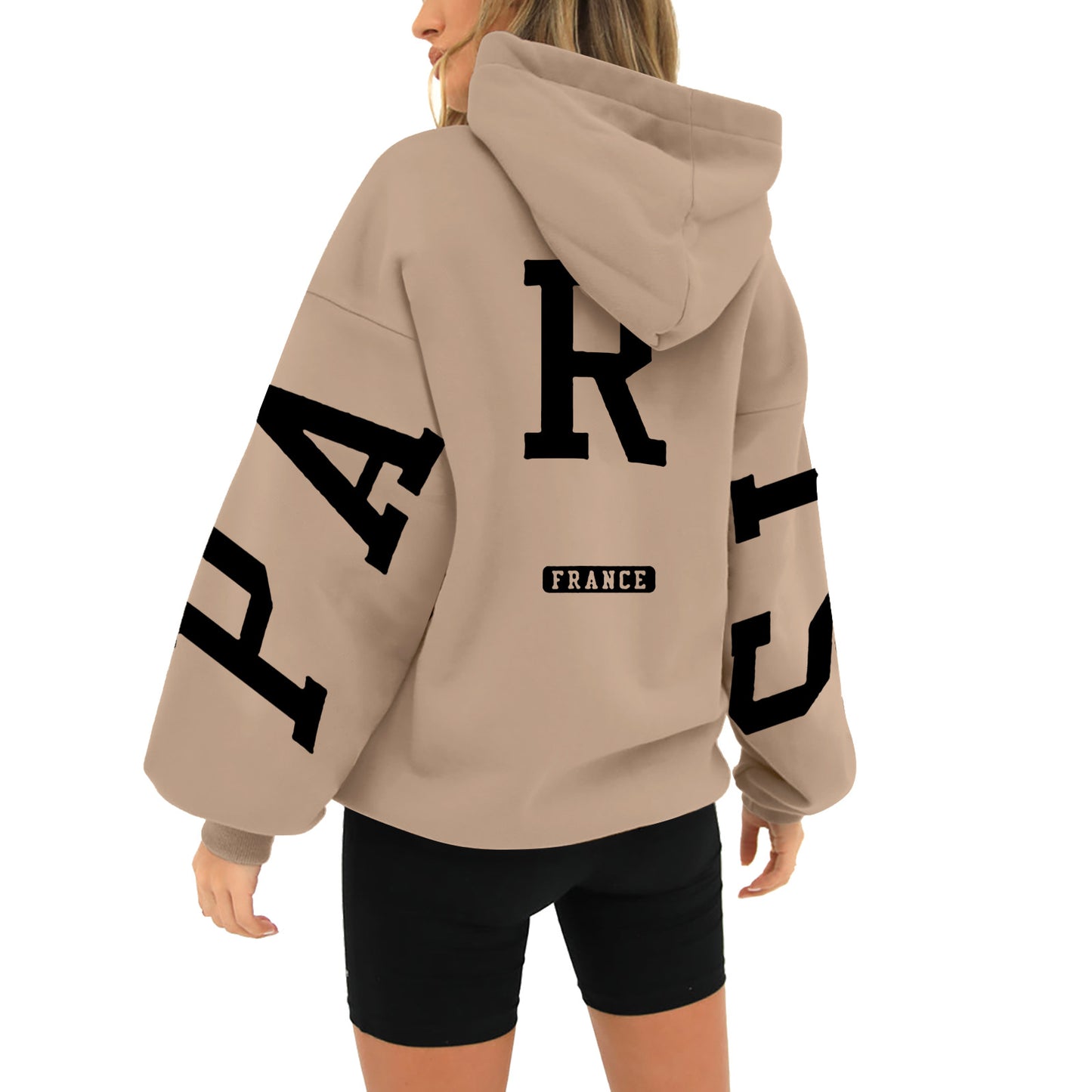 Sweat à capuche en velours épais  Style européen et américain