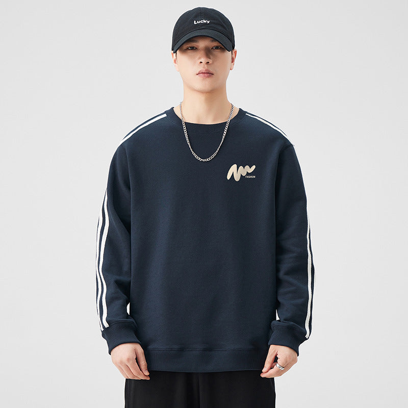 Sweatshirt Homme Manches Longues  Col Rond & Style Décontracté
