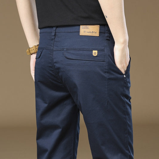 Pantalon pour homme  Coupe droite et ample, style décontracté et polyvalent, tendance et confortable