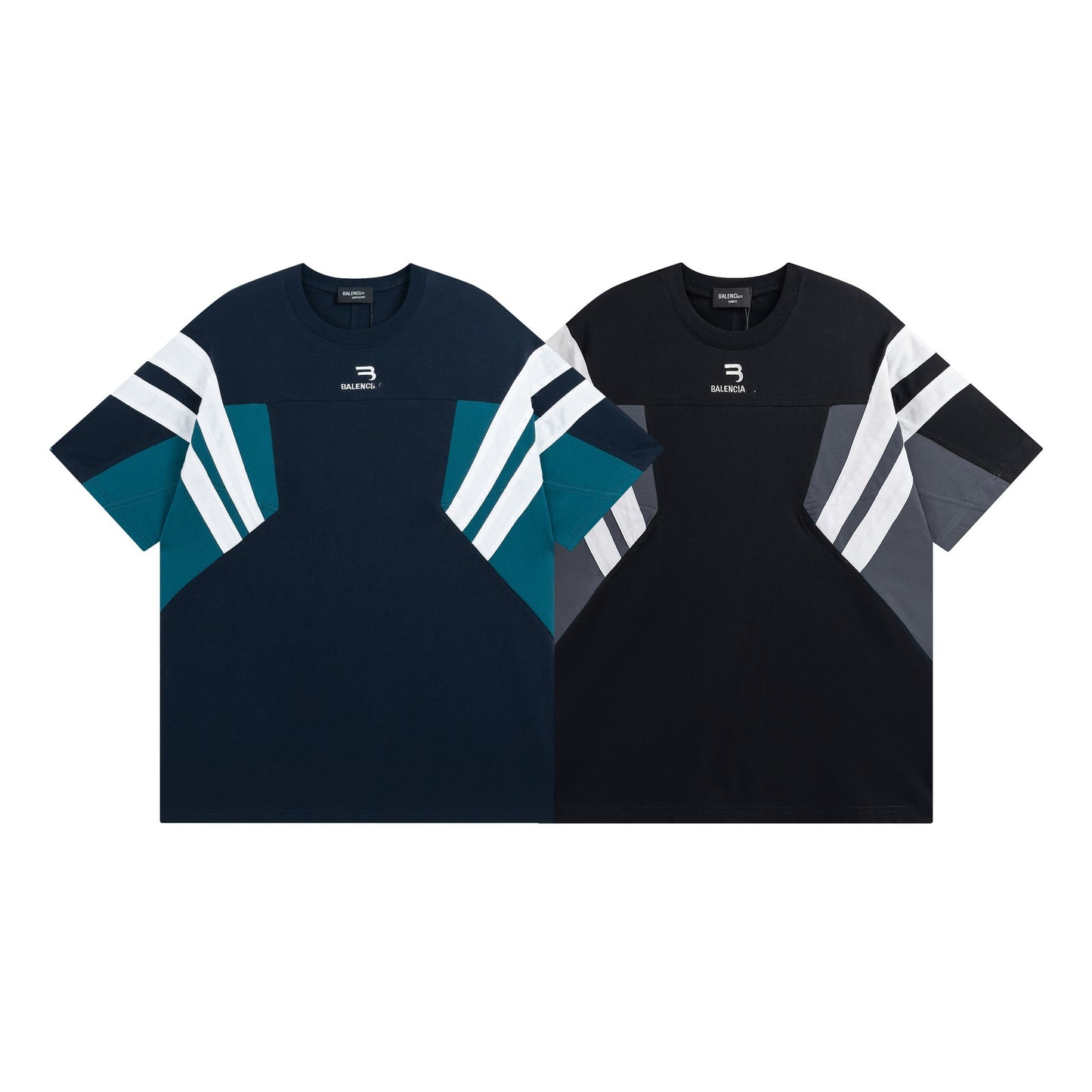 The correct version of the Paris B home LOGO, double hook on the chest, small label letters, embroidered multi-piece T-shirt, one piece of delivery