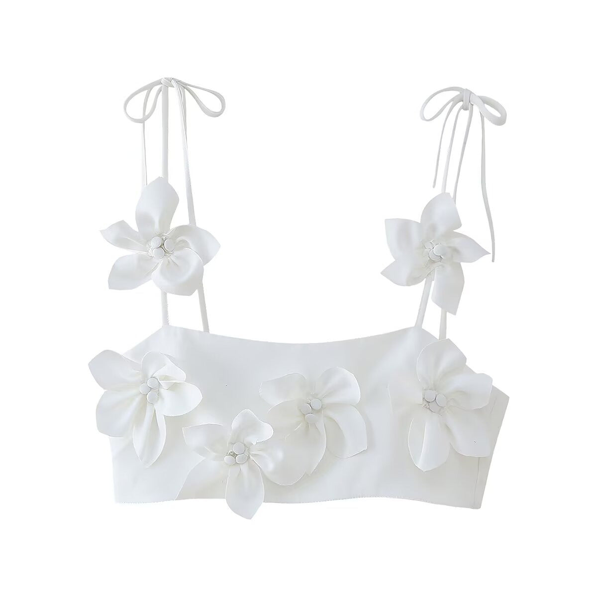 Top Court Dos Nu Femme  Slim & Fleur Déco Romantique