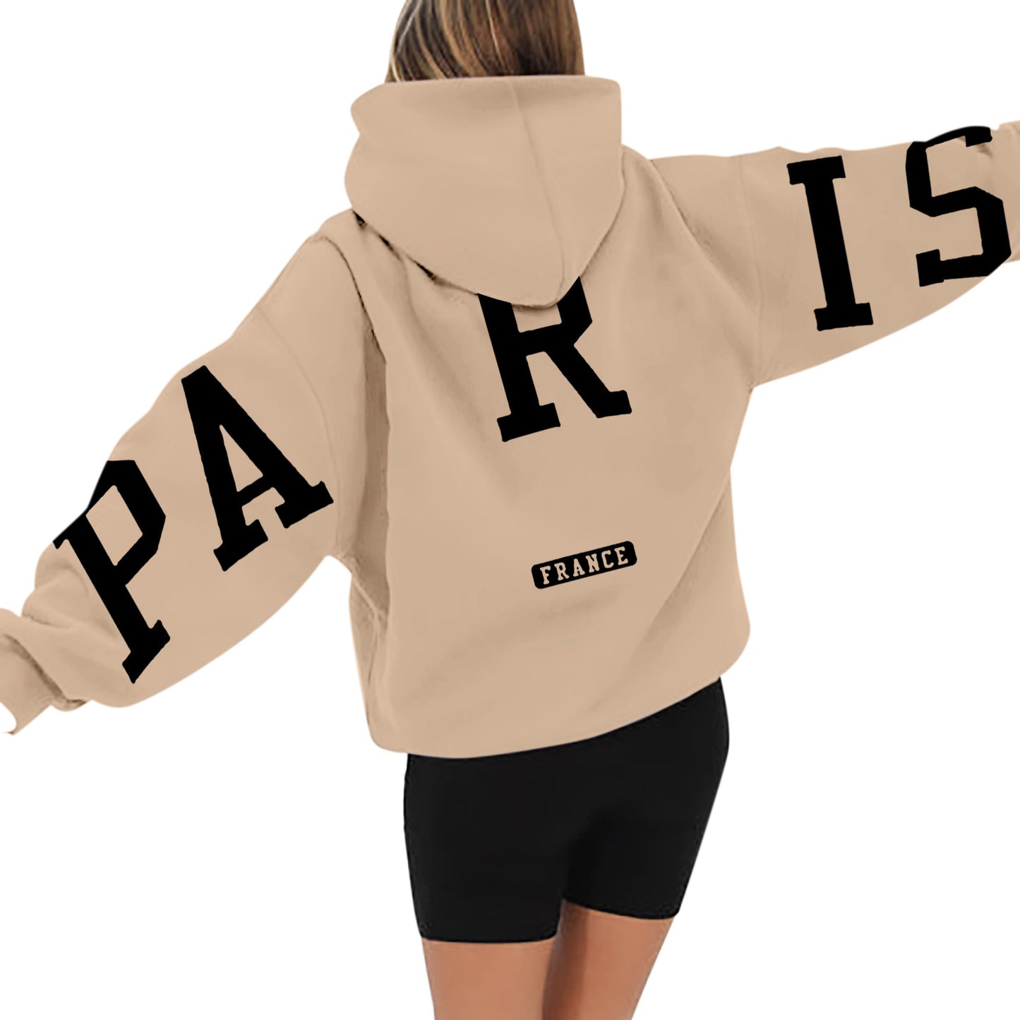 Sweat à capuche en velours épais  Style européen et américain
