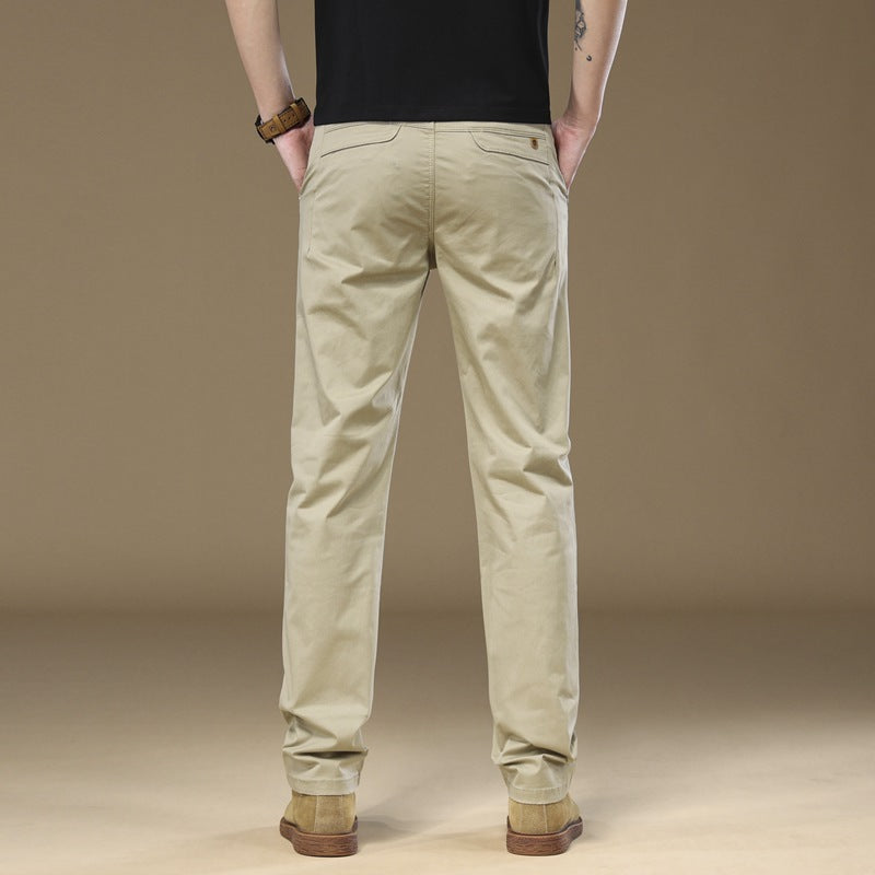 Pantalon pour homme  Coupe droite et ample, style décontracté et polyvalent, tendance et confortable