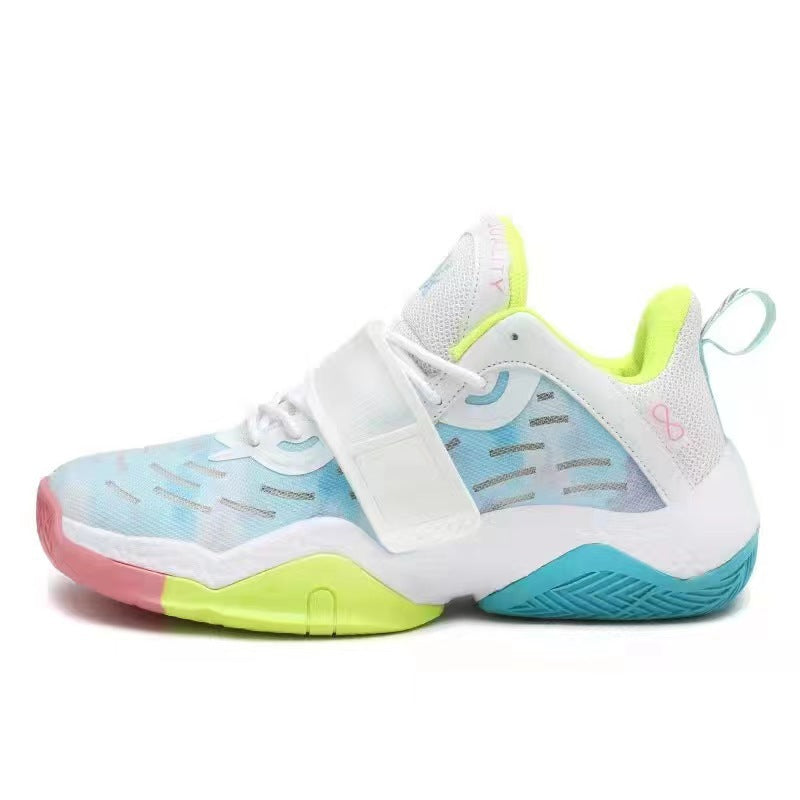 Nouvelles sneakers printemps-été, chaussures de basketball pour adolescents, grandes tailles disponibles, modèle bas avec fermeture velcro.