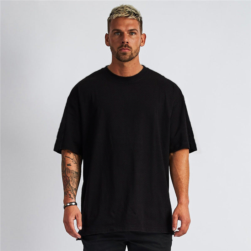 T-shirt Sport Homme Grande Taille  Coupe Oversize & Respirant