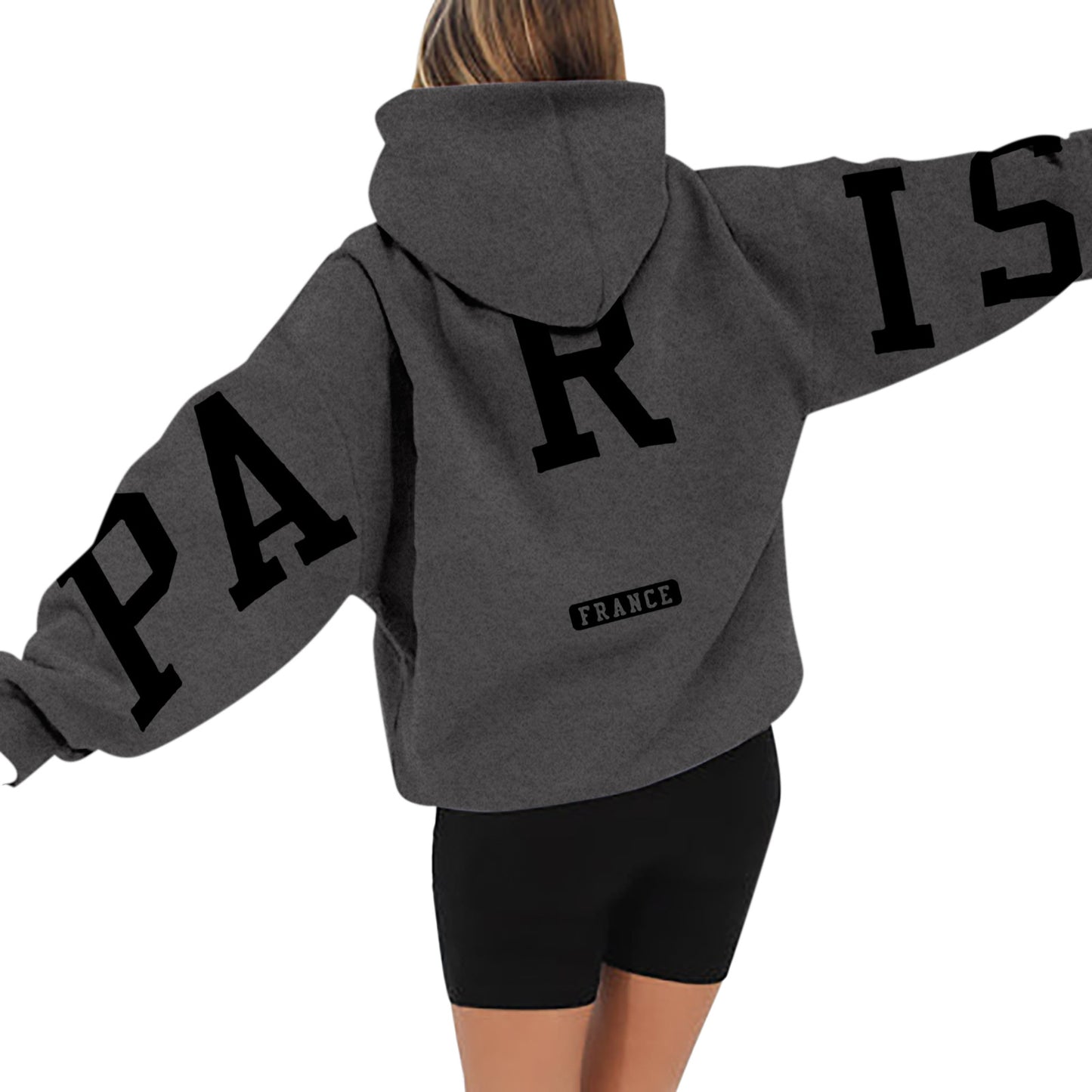 Sweat à capuche en velours épais  Style européen et américain