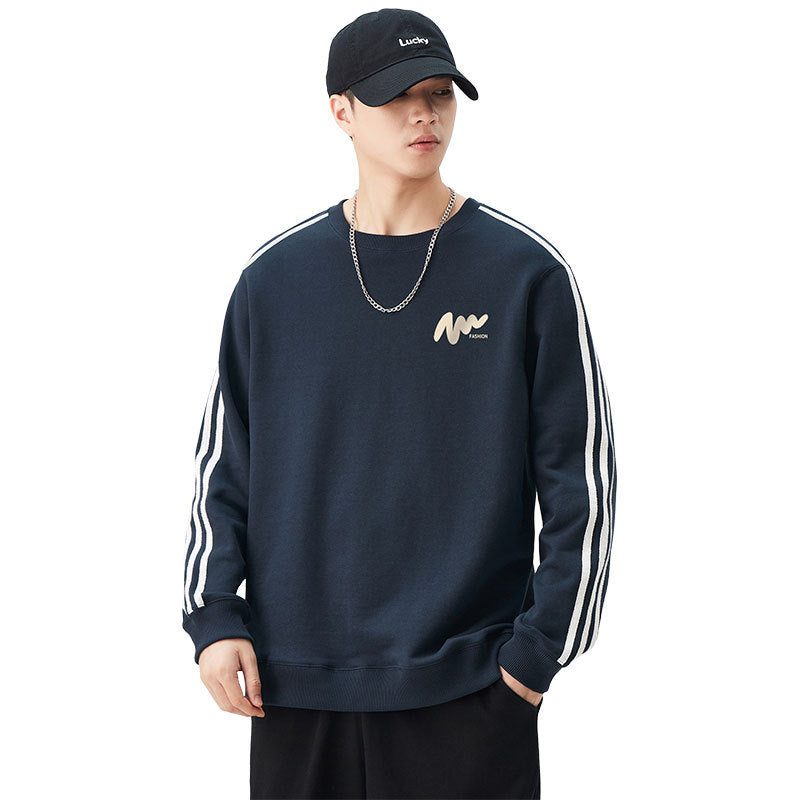 Sweatshirt Homme Manches Longues  Col Rond & Style Décontracté