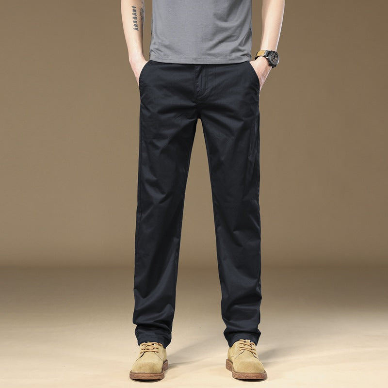 Pantalon pour homme  Coupe droite et ample, style décontracté et polyvalent, tendance et confortable