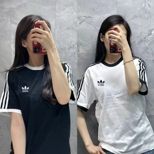 T-shirt Unisexe Brodé  Coupe Décontractée & Style Athleisure