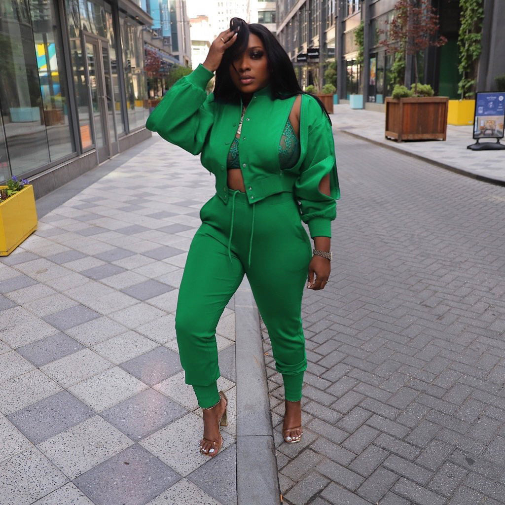 Ripped Women's Clothing Fashion Suit
