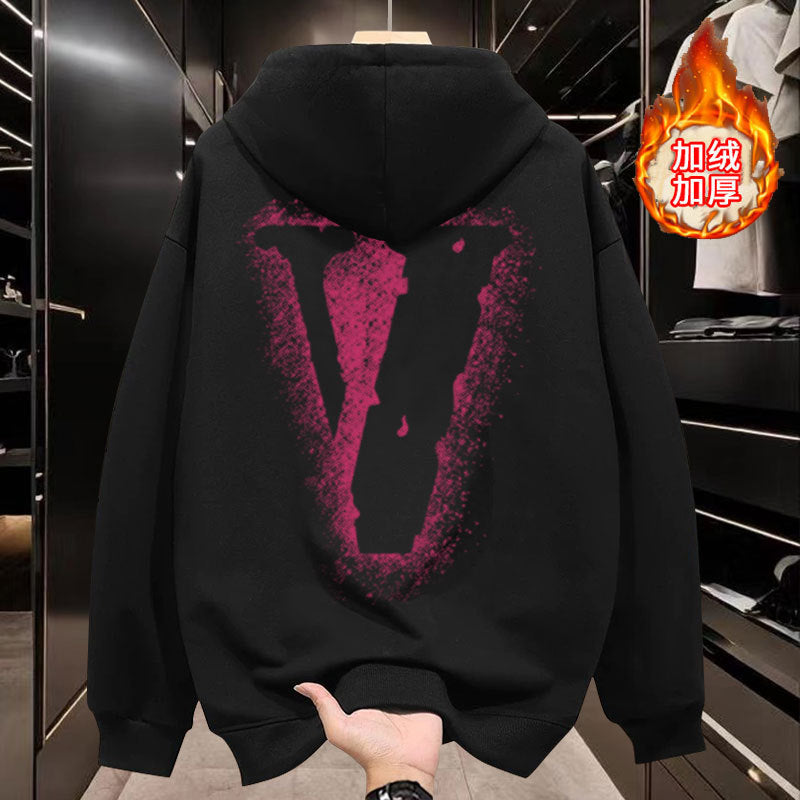 Sweat à capuche pour homme  Coupe ample, intérieur molletonné, style décontracté et tendance
