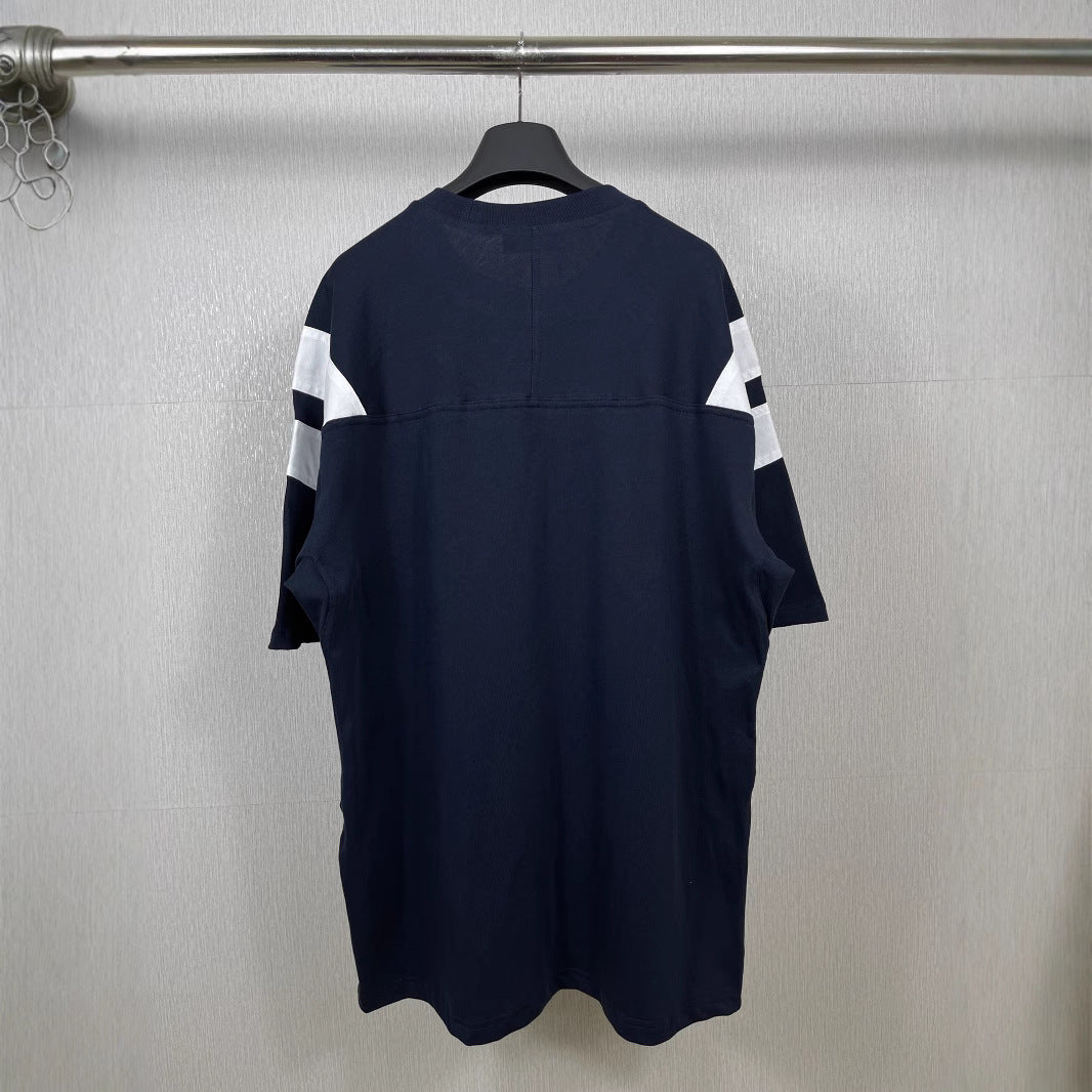 The correct version of the Paris B home LOGO, double hook on the chest, small label letters, embroidered multi-piece T-shirt, one piece of delivery