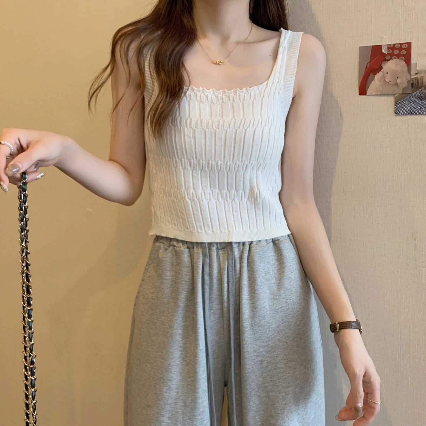 Sweat à Capuche Zippé Femme  Veste Courte Cintrée avec Détail Patch à la Taille