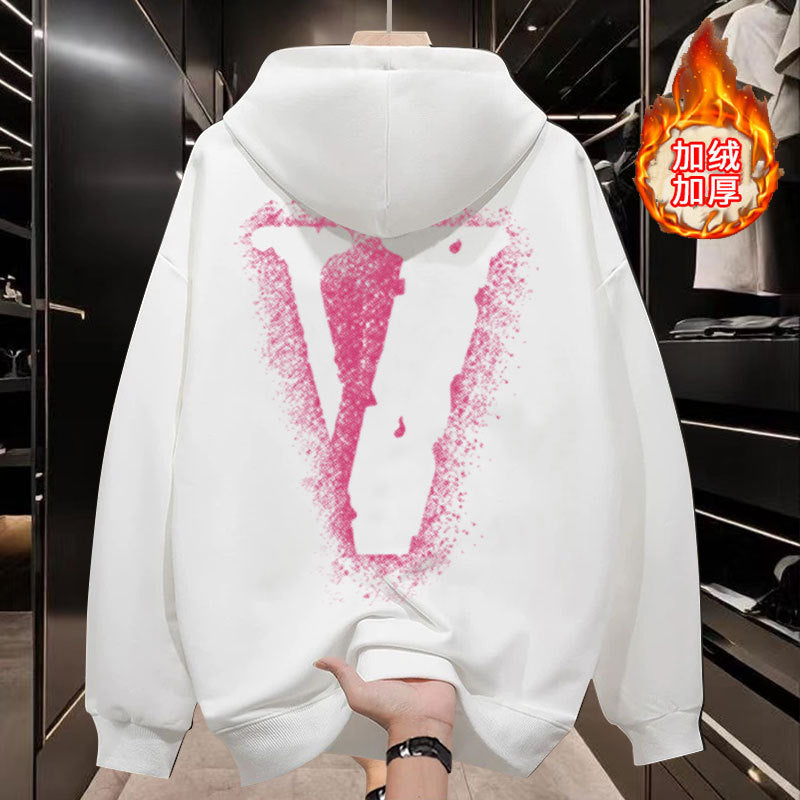 Sweat à capuche pour homme  Coupe ample, intérieur molletonné, style décontracté et tendance