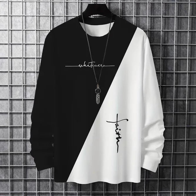 T-shirt Manches Longues Homme  Coupe Classique & Style Minimaliste