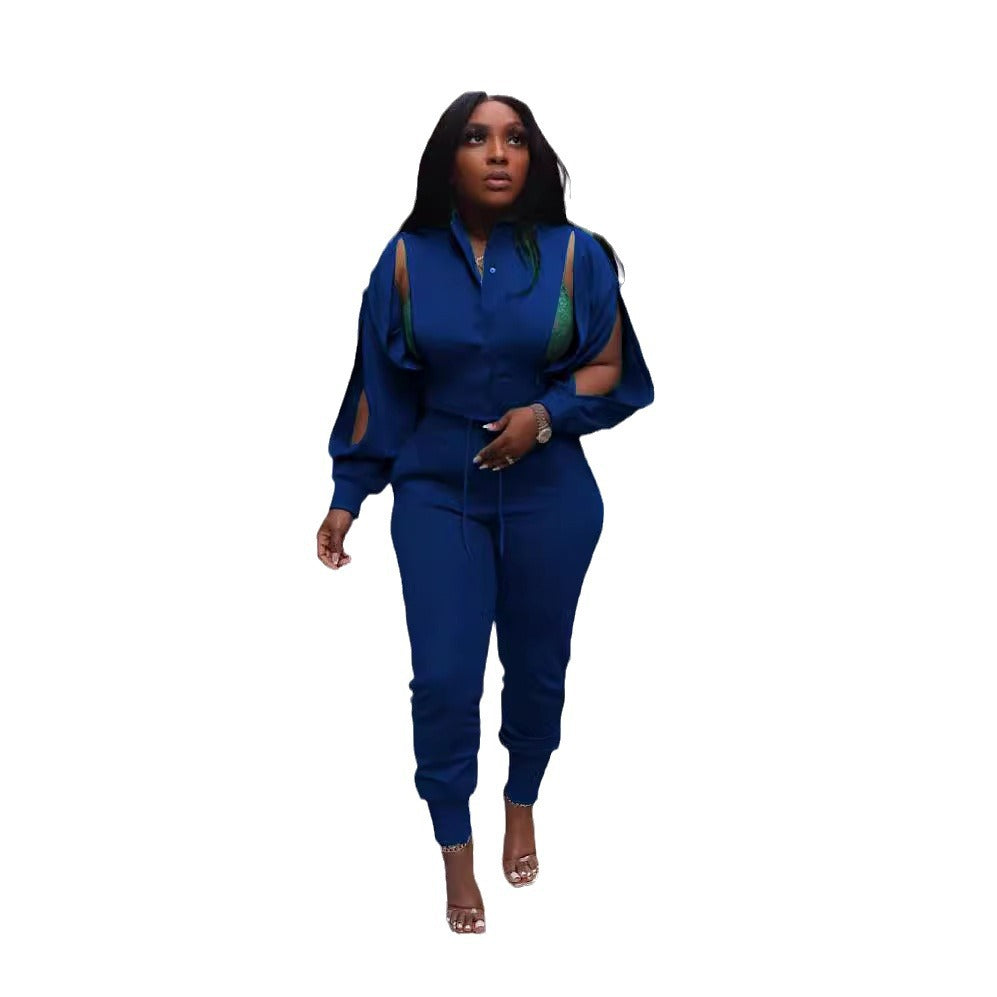 Ripped Women's Clothing Fashion Suit