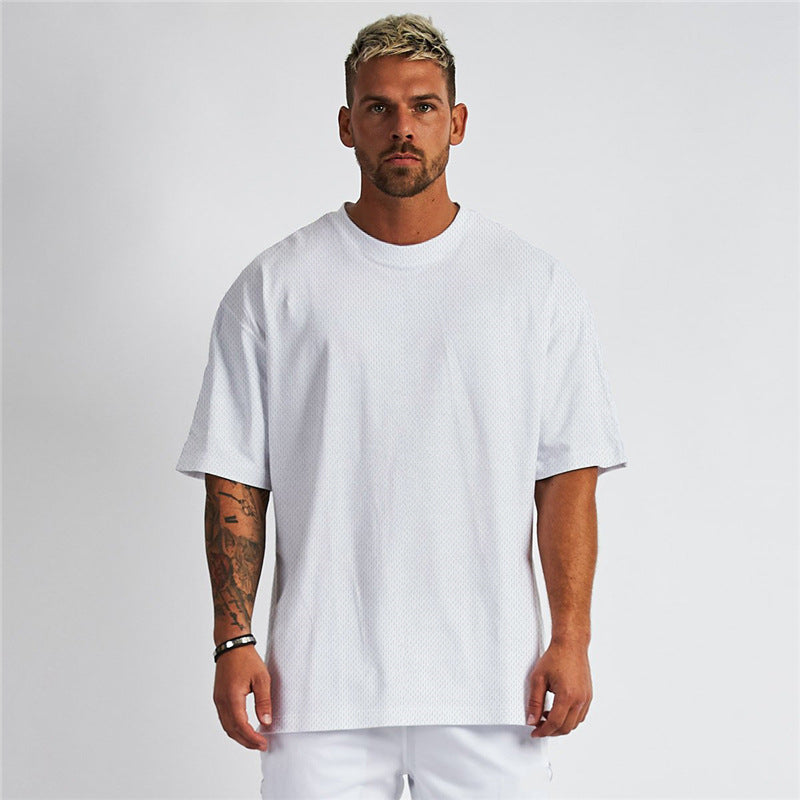 T-shirt Sport Homme Grande Taille  Coupe Oversize & Respirant