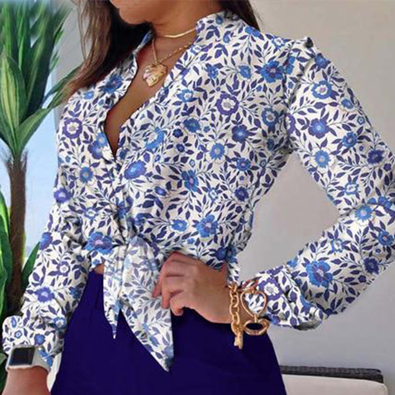 Chemise Femme à Imprimé Numérique  Élégance Moderne & Tendance