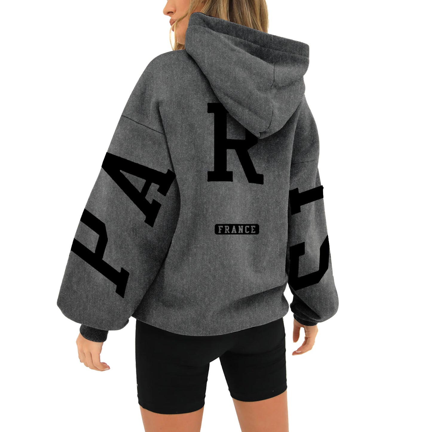 Sweat à capuche en velours épais  Style européen et américain