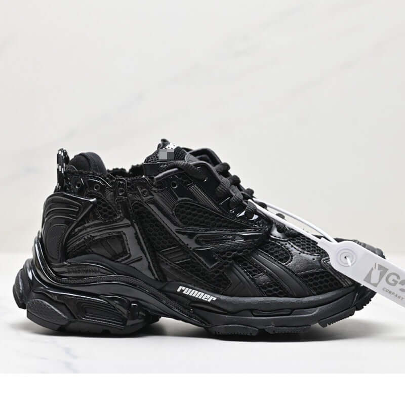 Chaussures Putian originales de luxe, modèle Paris Runner, septième génération de dad shoes, sneakers au style rétro usé, avec lacets, pour hommes et femmes, tendance mode.